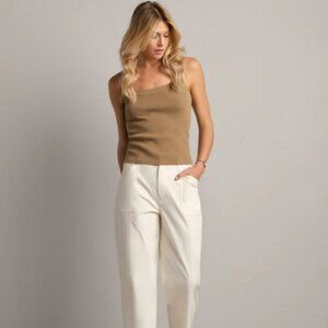 RHONE Sutton Sweater Tank Sedona Khaki Size Medium